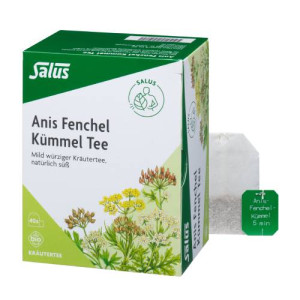 Produktbild von ANIS FENCHEL K&uuml;mmel Tee AFeK&uuml; Bio Salus Filterbtl.