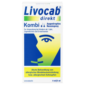 Produktbild von LIVOCAB direkt Kombi 4 ml Augentr.+5 ml Nasenspray