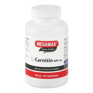 Produktbild von MEGAMAX L-Carnitin 1000 mg Tabletten