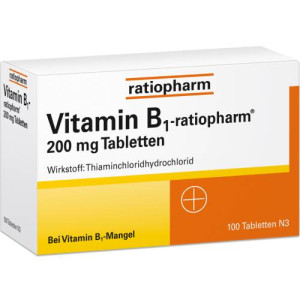 Produktbild von VITAMIN B1-RATIOPHARM 200 mg Tabletten