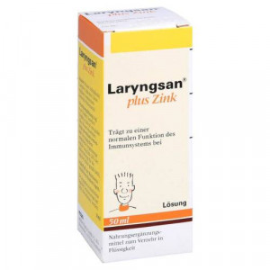 Produktbild von LARYNGSAN Plus Zink L&ouml;sung