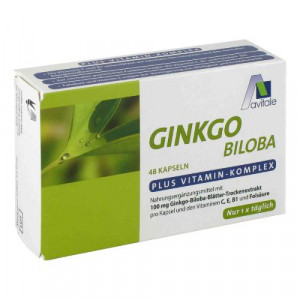 Produktbild von GINKGO 100 mg Kapseln+B1+C+E
