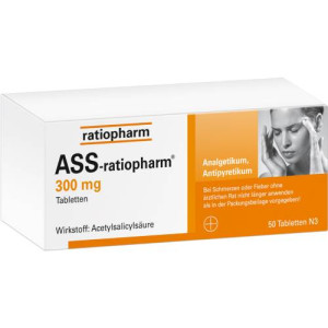 Produktbild von ASS-ratiopharm 300 mg Tabletten
