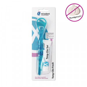 Produktbild von MIRADENT Zungenreinigungsset Tong-Clin
