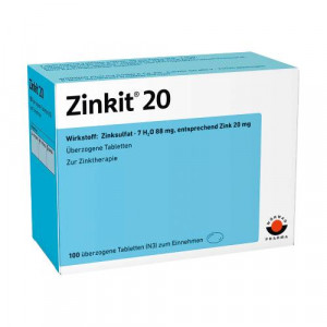 Produktbild von ZINKIT 20 &uuml;berzogene Tabletten