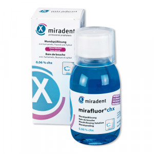 Produktbild von MIRADENT Mundsp&uuml;ll&ouml;sung mirafluor CHX 0,06%