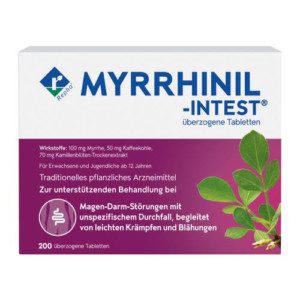 Produktbild von MYRRHINIL INTEST &uuml;berzogene Tabletten