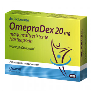 Produktbild von OMEPRADEX 20 mg magensaftresistente Hartkapseln