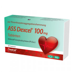 Produktbild von ASS Dexcel 100 mg Tabletten