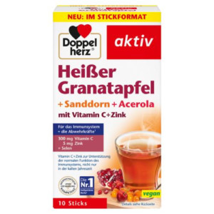 Produktbild von DOPPELHERZ hei&szlig;er Granatapfel+Sanddorn+Acerola