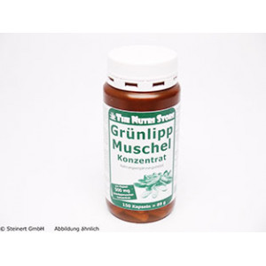 Produktbild von GR&Uuml;NLIPPMUSCHEL 500 mg Konzentrat Kapseln