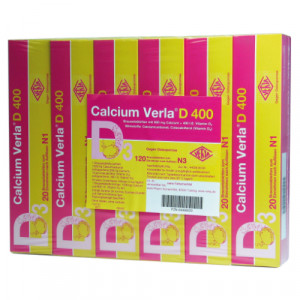 Produktbild von CALCIUM VERLA D 400 Brausetabletten
