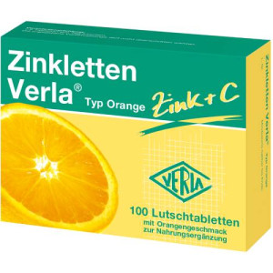 Produktbild von ZINKLETTEN Verla Orange Lutschtabletten