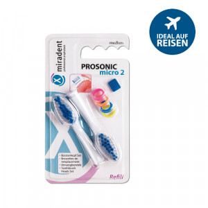 Produktbild von MIRADENT PROSONIC micro 2 Refill B&uuml;rstenkopfset