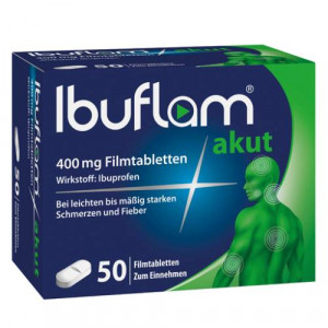 Produktbild von IBUFLAM akut 400 mg Filmtabletten