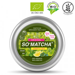 Produktbild von MATCHA SO'MATCHA Pastillen Gr&uuml;ntee Minze