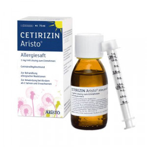 Produktbild von CETIRIZIN Aristo Allergiesaft 1 mg/ml Lsg.z.Einn.