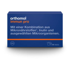Produktbild von ORTHOMOL Immun pro Granulat/Kapseln Kombipack.