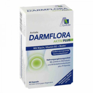 Produktbild von DARMFLORA Aktiv Plus 100 Mrd.Bakterien+7 Vitamine