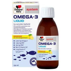Produktbild von DOPPELHERZ Omega-3 Liquid system