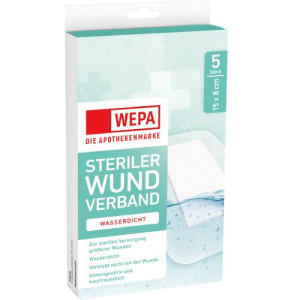 Produktbild von WEPA Wundverband wasserdicht 8x15 cm steril