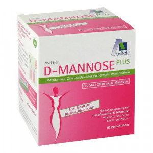 Produktbild von D-MANNOSE PLUS 2000 mg Sticks m.Vit.u.Mineralstof.
