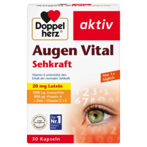 Produktbild von DOPPELHERZ Augen Vital Sehkraft aktiv Kapseln