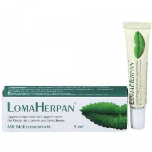 Produktbild von LOMAHERPAN Lippenpflegecreme mit Melissenextrakt