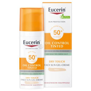 Produktbild von EUCERIN Sun Oil Control tinted Creme LSF 50+ hell