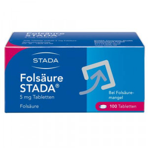Produktbild von FOLS&Auml;URE STADA 5 mg Tabletten
