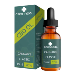 Produktbild von CBD 20% Bio Cannadol Hanfextrakt Classic Tropfen