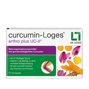 Produktbild von CURCUMIN-LOGES arthro plus UC-II Kapseln