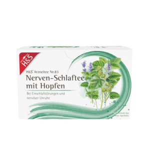 Produktbild von H&S Nerven- und Schlaftee mit Hopfen Filterbeutel