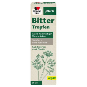 Produktbild von DOPPELHERZ Bitter Tropfen pure