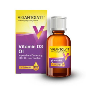 Produktbild von VIGANTOLVIT 500 I.E./Tropfen D3 &Ouml;l