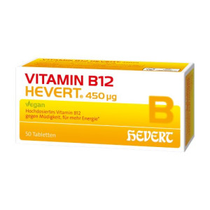 Produktbild von VITAMIN B12 HEVERT 450 &mu;g Tabletten