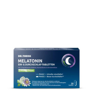 Produktbild von DR.THEISS Melatonin Ein- & Durchschlaf-Tabletten