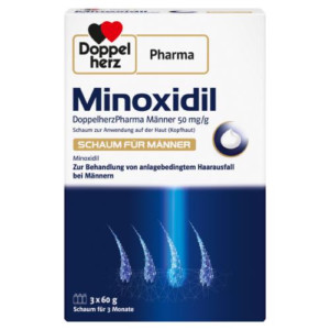 Produktbild von MINOXIDIL DoppelherzPharma M&auml;nner 50 mg/g Schaum