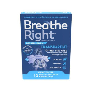 Produktbild von BESSER Atmen Breathe Right Nasenpfl.normal transp.
