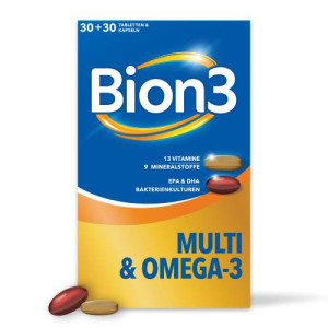 Produktbild von BION3 Multi+Omega-3 Kombipackung 30 Tabl.+30 Kaps.