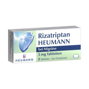 Produktbild von RIZATRIPTAN HEUMANN bei Migr&auml;ne 5 mg Tabletten