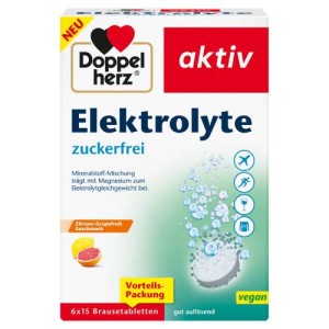 Produktbild von DOPPELHERZ Elektrolyte zuckerfrei Brausetabletten