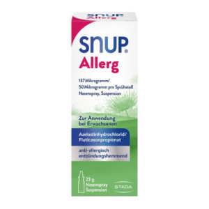 Produktbild von SNUP Allerg 137 &mu;g/50 &mu;g pro Spr&uuml;hsto&szlig; Nasenspray