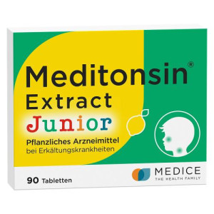 Produktbild von MEDITONSIN Extract Junior pflanzl.Erk&auml;ltungstabl.