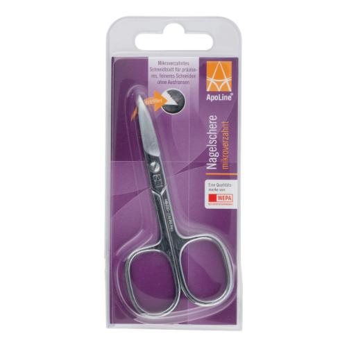 APOLINE Nagelschere 9 cm mikroverzahnt verchromt