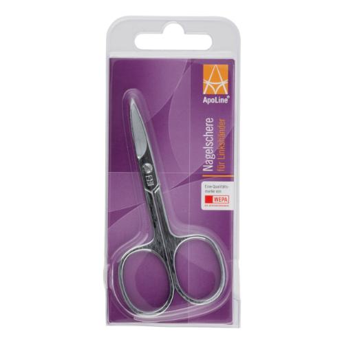 APOLINE Nagelschere 9 cm f.Linkshänder verchromt