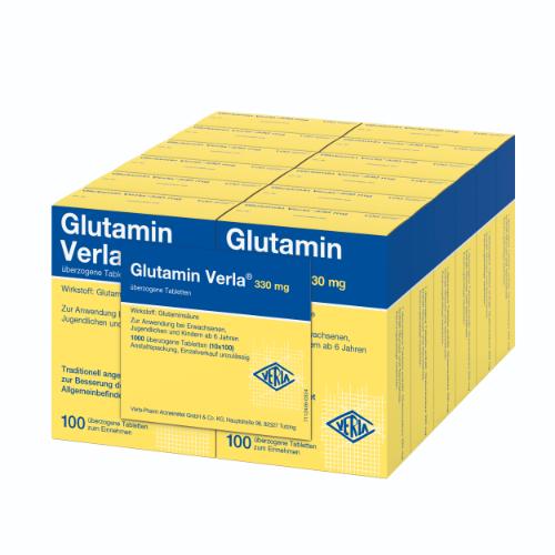 GLUTAMIN VERLA überzogene Tabletten