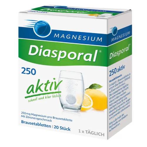 MAGNESIUM DIASPORAL 250 aktiv Brausetabletten