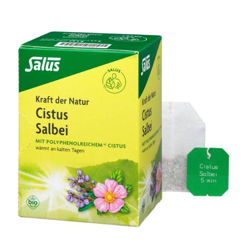 CISTUS SALBEI Kräutertee Kraft d.Natur Salus Fbtl.