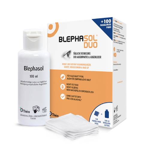 BLEPHASOL Duo 100 ml Lotion+100 Reinigungspads
